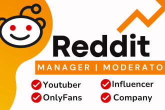be your reddit community manager, or moderator