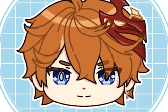 create a simple chibi art