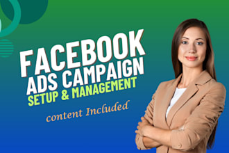 setup and manage facebook ads campaign, fb advertising