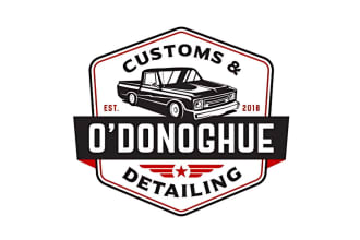 make a auto detailing, automotive, mobile detailing and car logo design