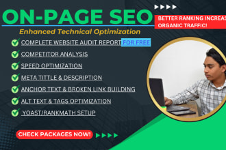 provide site audit, meta tags and on page optimization with yoast seo