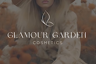 make modern beauty and cosmetic logo design