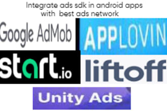 guide you about android studio admob applovin startio liftoff and unity