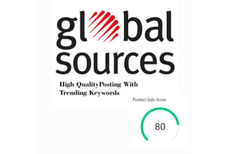 do product posting on global source at low rate posting