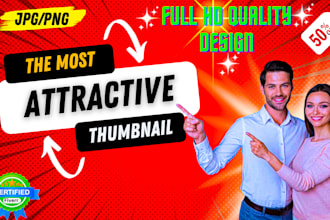 do high level best amazing attractive yt thumbnail design