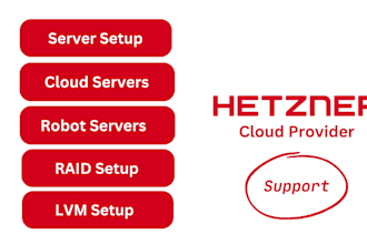 configure hetzner cloud and robot servers