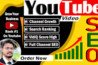 be your youtube video SEO expert