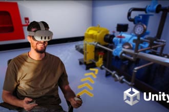 develop an immersive VR training simulation for meta quest