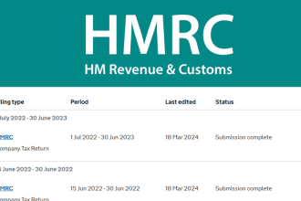 submit accounts and corporation tax return ct600 of UK ltd