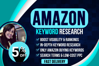 do deep amazon keyword research for PPC and search terms