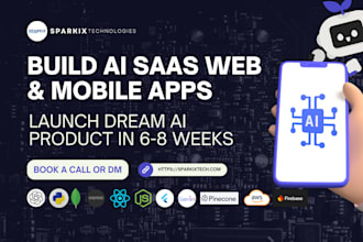 build ai website, ai mobile app, ai saas website, ai chat app, ai expert