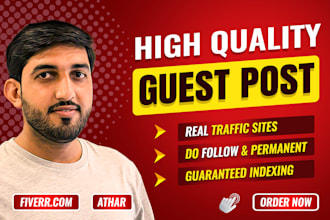 write and publish SEO guest post articles on real traffic websites