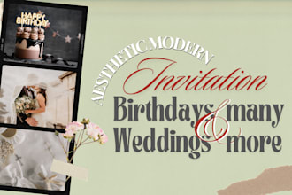 create you an invitation card