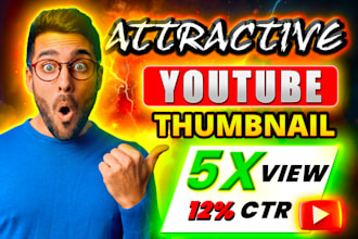 design amazing youtube thumbnail that attract viewers