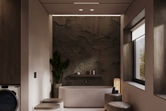 create a bathroom design and 3d visualization