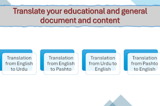 do english to urdu and pashto translation