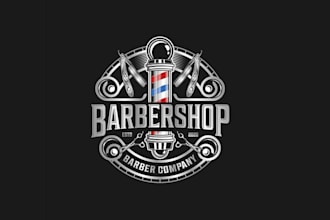 design an outstanding barber shop logo