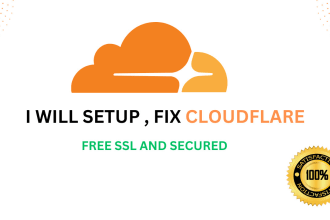 setup cloudflare and fix errors