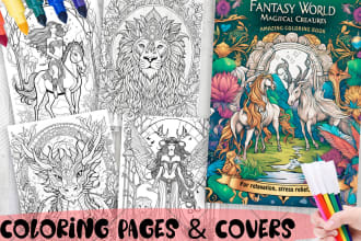 create unique coloring and activity books for kids, KDP