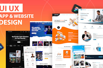 professional figma website and app UI UX design for a seamless user experience