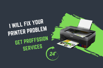 install fix and configure network usb printer scan xerox hp ricoh epson