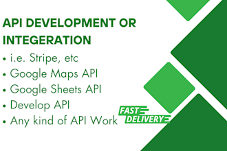 integrate or develop apis for your website or app in PHP or laravel