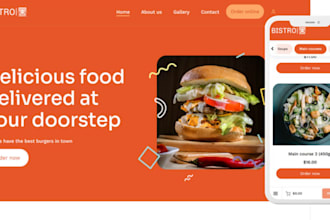 create a restaurant website with online ordering and reservations