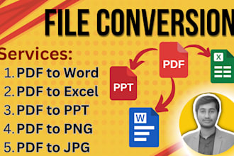 do any file conversion to other file format pdf,word,jpg,png