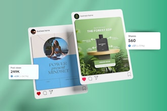 design scroll stopping social media designs