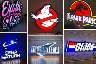 do a custom 3d printed light box design with print ready stl and 3mf files