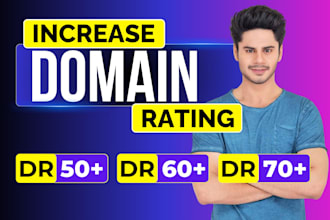 increase ahrefs domain rating DR 70 with authority backlinks