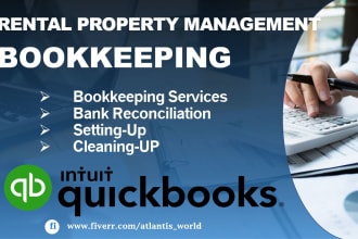 do bookkeeping for property management companies in quickbooks online