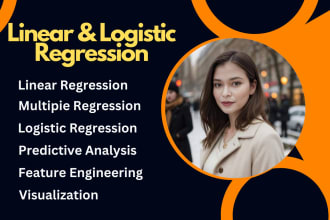 perform linear and logistic regression using python