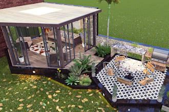 landscape, front garden, backyard design