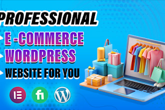 develop a responsive wordpress woocommerce ecommerce site