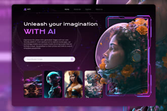 do professional ai website and ai mobile app UI UX design