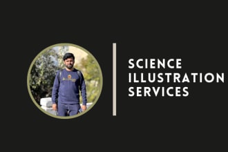 draw illustrations and animations for science books