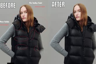 headshot editing  fashion model skin retouching