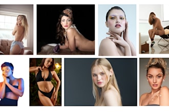 do wedding photo editing, headshot  fashion model retouching