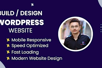 design, redesign, develop responsive wordpress website as elementor pro expert