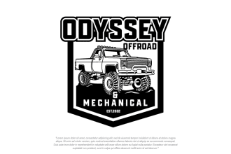 design a contemporary, mechanical logo in a single day