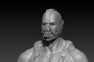 create game ready 3d character in zbrush or blender