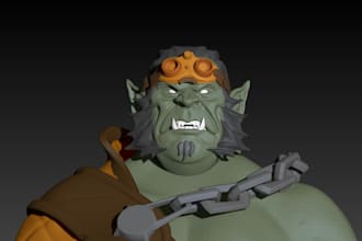 do game ready 3d character modeling in zbrush or blender