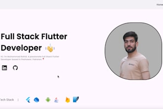 be your flutter portfolio maker