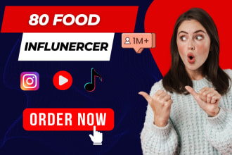 built a list of 80 food influencers for instagram tiktok and youtube