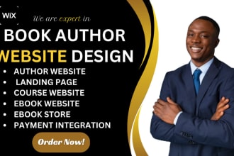 design author website, ebook website, book author website, ebook landing page