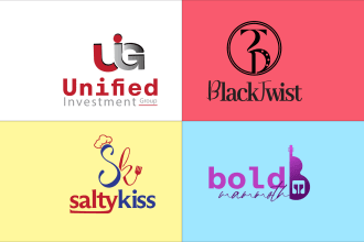 initial letters logo with corporate identity design
