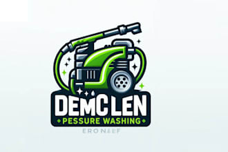 create a unique washing logo for your business