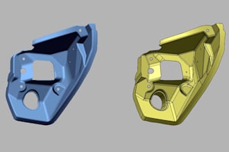 do reverse engineering and 3d modelling