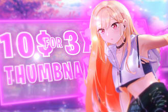make the best and attractive anime thumbnails